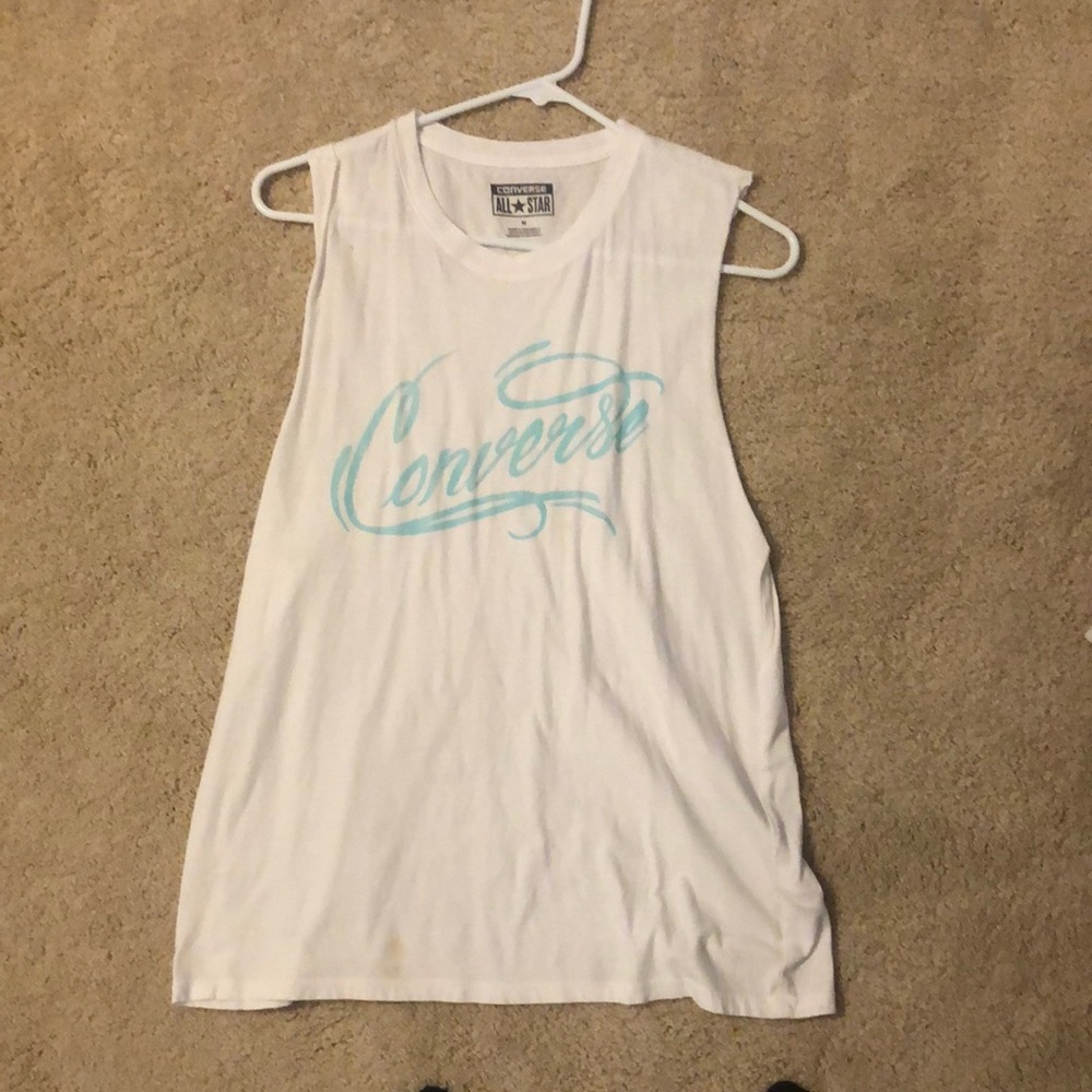 White converse tank top